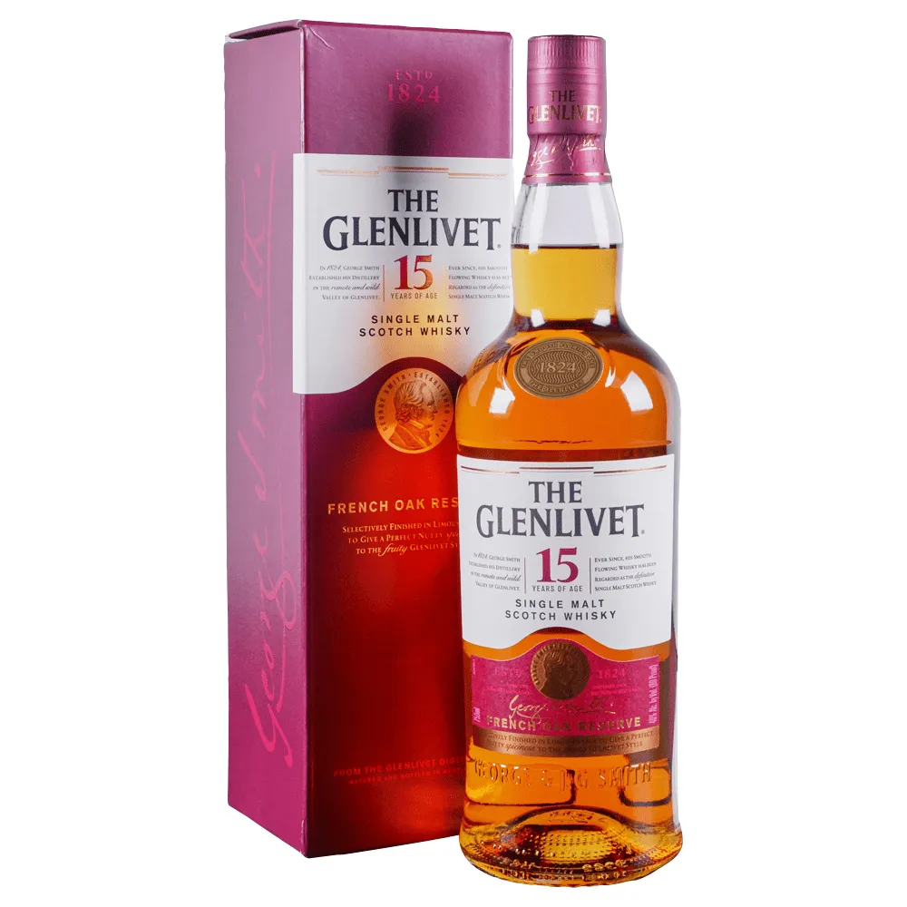 GLENLIVET FRENCH OAK 15 YRS 8 cl